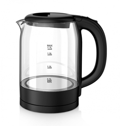 Picture of Oliver Voltz 5OV51230XB,Electric kettle, 2200W, 1,7 l, High quality glass body, Black