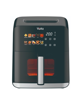 Picture of Oliver Voltz 5OV51980CE, Air Fryer, 1200W, pot 4L, LED display, 10 preset programs, Timer