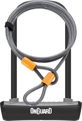 Attēls no OnGuard Zapicie rowerowe U-Lock Neon czarne 10x1200 mm (8154BL)