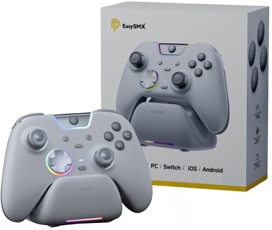 Picture of Pad EasySMX EasySMX X05Pro Pad bezprzewodowy PC/Switch/iOS/Android/Steam Deck biay + stacja dokujaca