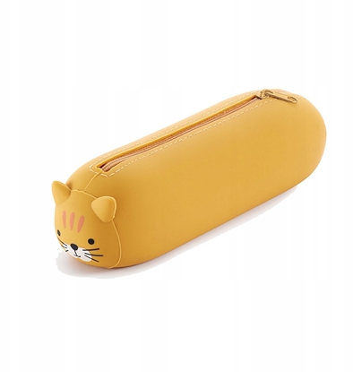 Picture of Piórnik MIQUELRIUS Piórnik tuba MIQUELRIUS, silikonowy soft touch, jednokomorowy 200×45×45mm, kotek, óty
