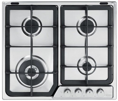 Attēls no Pyta grzewcza DeLonghi De'Longhi TAF 46 PRO stal nierdzewna wbudowany 58 cm gaz 4 stref (y)