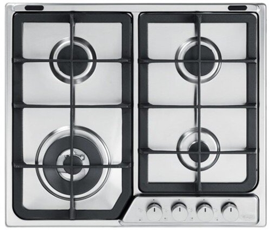 Picture of Pyta grzewcza DeLonghi De'Longhi TAF 46 PRO stal nierdzewna wbudowany 58 cm gaz 4 stref (y)