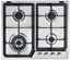 Attēls no Pyta grzewcza DeLonghi De'Longhi TAF 46 PRO stal nierdzewna wbudowany 58 cm gaz 4 stref (y)