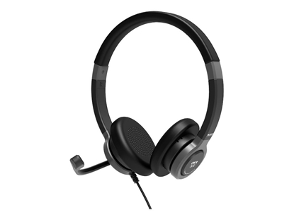 Attēls no PORT CONNECT | Stereo USB Headphone PRO ON'R 300 | Wired | On-ear | Black | Noise canceling