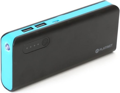 Attēls no Powerbank Platinet PMPB80BBL 8000mAh Czarno-niebieski