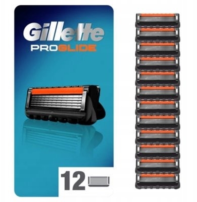 Изображение Procter GILLETTE Fusion 5 Proglide Ostrza wkady wymienne do maszynki do golenia dla mczyzn 1 op. - 12 szt.