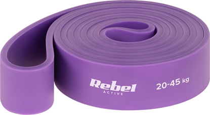 Attēls no Rebel Active Guma do wicze TPE - Power Band PT-4, fioletowy 20-45 kg REBEL ACTIVE