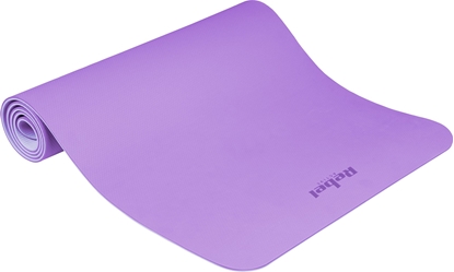 Attēls no Rebel Active Mata gimnastyczna do wicze joga, pilates, fitness, 183x61cm, grubo 1cm, materia TPE, fioletowa, REBEL ACTIVE