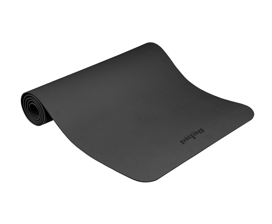 Picture of Rebel Active Mata gimnastyczna do wicze joga, pilates, fitness, 183x61cm, grubo 4mm, materia TPE, czarna, REBEL ACTIVE