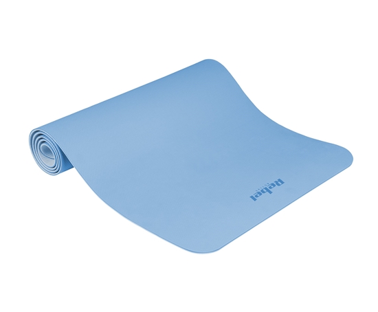 Picture of Rebel Active Mata gimnastyczna do wicze joga, pilates, fitness, 183x61cm, grubo 4mm, materia TPE, niebieska, REBEL ACTIVE