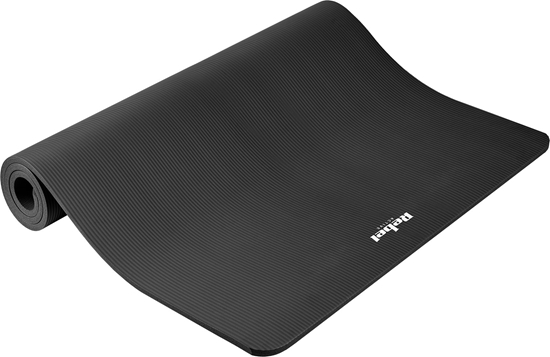 Picture of Rebel Active Mata gimnastyczna do wicze joga, pilates, fitness, 190x115cm, grubo 2cm, materia NBR, czarna, REBEL ACTIVE