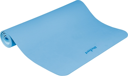 Attēls no Rebel Active Mata gimnastyczna do wicze joga, pilates, fitness, 200x90cm, grubo 1cm, materia TPE, niebieska, REBEL ACTIVE