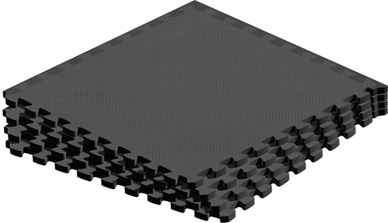 Picture of Rebel Active Mata ochronna pod sprzt fitness i do wicze na siowni, puzzle 60x60cm, zestaw 4 szt., 120x120cm, REBEL ACTIVE