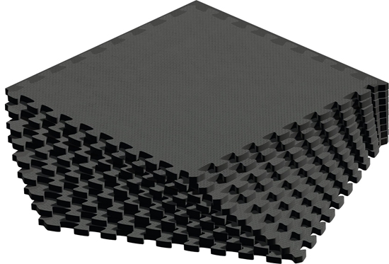 Picture of Rebel Active Mata ochronna pod sprzt fitness i do wicze na siowni, puzzle 60x60cm, zestaw 9 szt., 180x180cm, REBEL ACTIVE