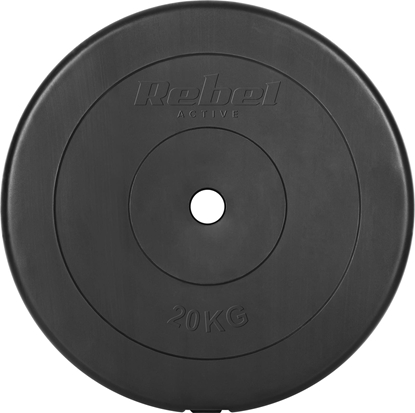 Picture of Rebel Active Obcienie bitumiczne 20kg, otwór 31mm, talerz klasyczny, REBEL ACTIVE