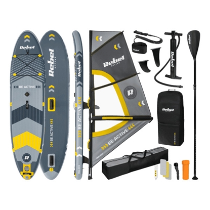 Picture of REBEL ACTIVE SUP dēlis, vindsērfingam, piepūšams, komplekts, 305x76x15