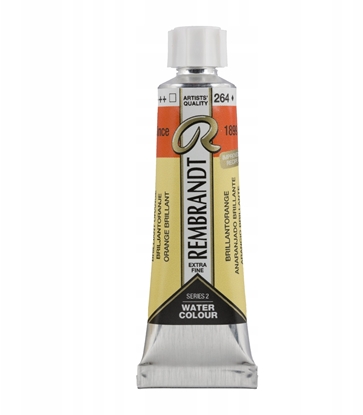 Изображение Rembrandt Rembrandt Watercolour Tube Brilliant Orange 264