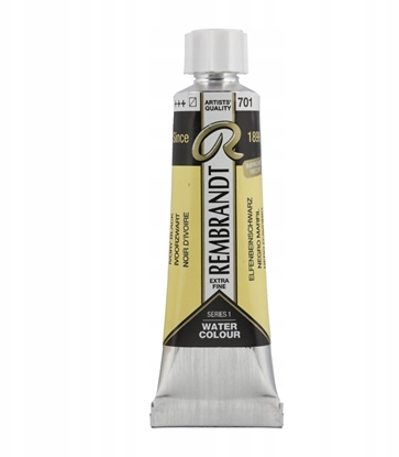Изображение Rembrandt Rembrandt Watercolour Tube Ivory Black 701