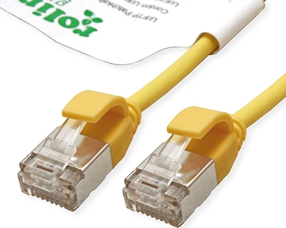 Attēls no Roline Green U/FTP DataCenter Patch Cord Cat.6A (Class EA), LSOH, slim, yellow, 5 m