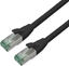 Изображение Roline Recycled Material ROLINE RM S/FTP (PiMF) Patch Cord Cat.6A, black, 0.3 m