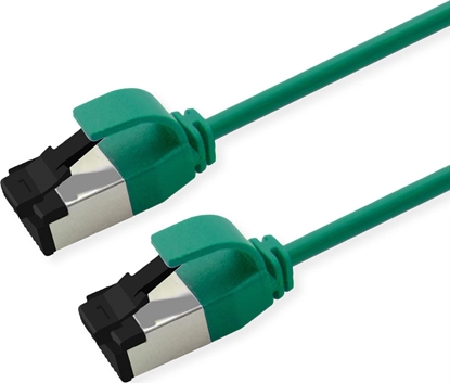 Picture of Roline U/FTP Patch Cord Cat. 8.1 (Class I), LSOH, SLIM, green, 3 m