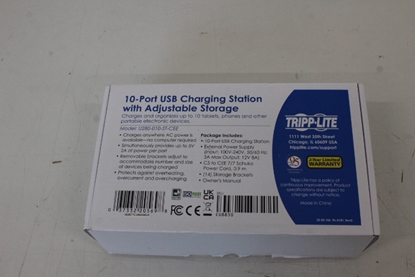 Изображение SALE OUT. | Tripp Lite | 10 Port USB Charging Station with Adjustable Storage | U280-010-ST-CEE | UNPACKED, SCRATCHED