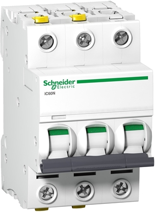 Attēls no Schneider _1614971 AUTOMATIC SWITCH A9F74320 C 20A 3P 000051220351 (3606480079665)