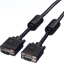 Изображение Secomp SVGA Cable + Ferrite, HD15 M - HD15 M, black, 10 m