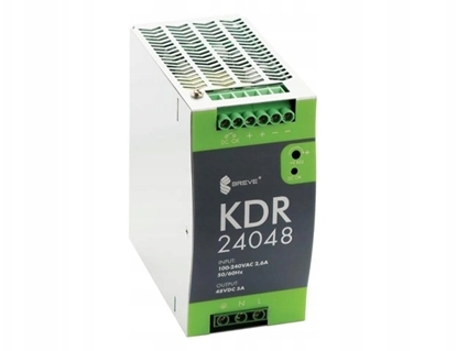 Attēls no SilentiumPC Zasilacz impulsowy KDR 24048 230/ 48VDC 5A 240W na szyn DIN, Uzas: 88-264VACVAC, Ta70, 17000-1818