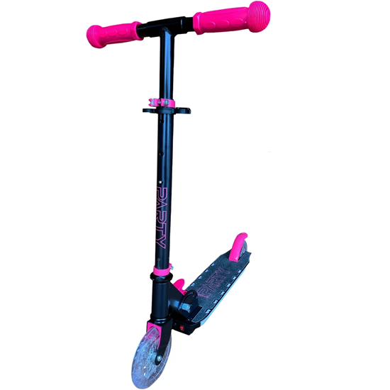 Picture of Skrejritenis Story Party Adjustable Kids Kick Scooter Pink