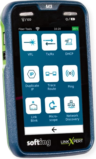 Изображение Softing It Networks SOFTING LinkXpert M3, 3-Medien-Multitool zum einfachen Testen von LAN-Netzwerken