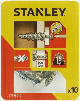 Изображение Stanley Koki metalowe samowiercce Fatmax z wkrtami 39mm 10szt. (STF58010-XJ)