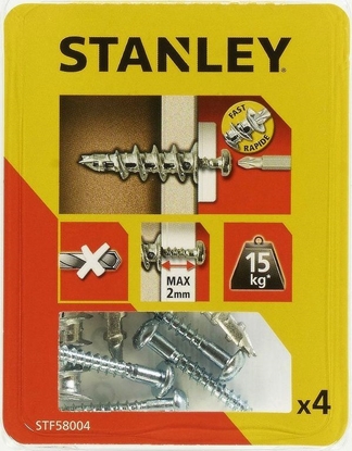 Изображение Stanley Koki metalowe samowiercce Fatmax z wkrtami 39mm 4szt. (STF58004-XJ)