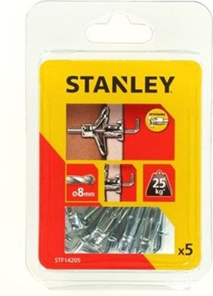 Изображение Stanley Kotwa metalowa do pustych przestrzeni hakowa 8 x 33mm 5szt. (STF14205-XJ)