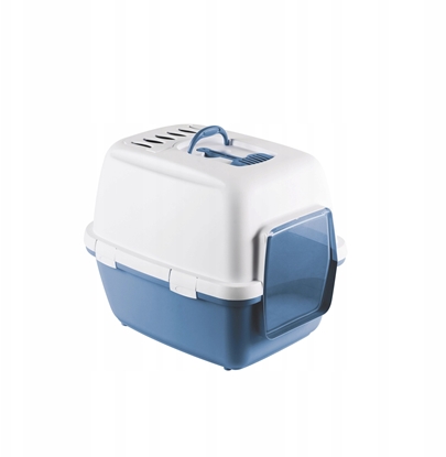 Изображение Stefanplast Kaku tualete slegta Cathy Comfort 58x45x48cm balta/zila 8003507990012