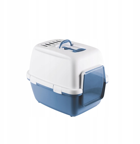 Изображение Stefanplast Kaku tualete slegta Cathy Comfort 58x45x48cm balta/zila 8003507990012