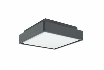 Изображение SU-MA Beni BN-KW200 plafon lampa sufitowa ogrodowa IP65 1x18W LED 4000K 1069 lm ciemny popiel