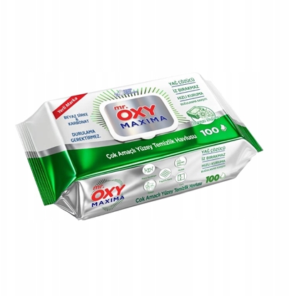 Attēls no Sweex MR.OXY Chusteczki nawilane uniwersalne do czyszczenia XL 100 szt.