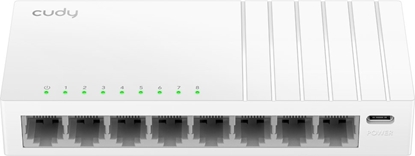 Picture of Switch Cudy CUDY GS108U | przecznik sieciowy, 8-portowy, Gigabit, Metalowa obudowa, USB-C