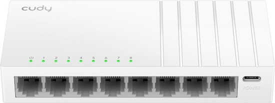 Picture of Switch Cudy CUDY GS108U | przecznik sieciowy, 8-portowy, Gigabit, Metalowa obudowa, USB-C