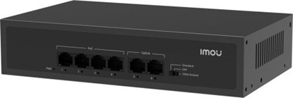 Attēls no Switch IMOU Switch Imou SF106P 6-Portowy 4x PoE 2x Uplink