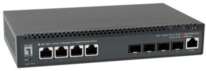 Attēls no Switch LevelOne LevelOne XEL-0891 Zarzdzany L3 10G Ethernet (100/1000/10000) Desktop Szary