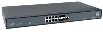 Attēls no Switch LevelOne LevelOne XEL-1291 Zarzdzany L3 10G Ethernet (100/1000/10000) 1U Czarny
