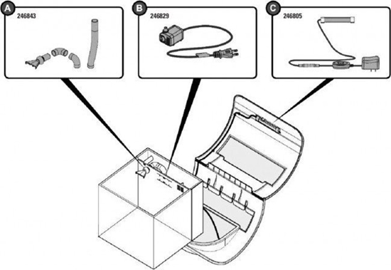 Picture of Tetra Tetra Silhouette Pump Spare Part (4004218246829)