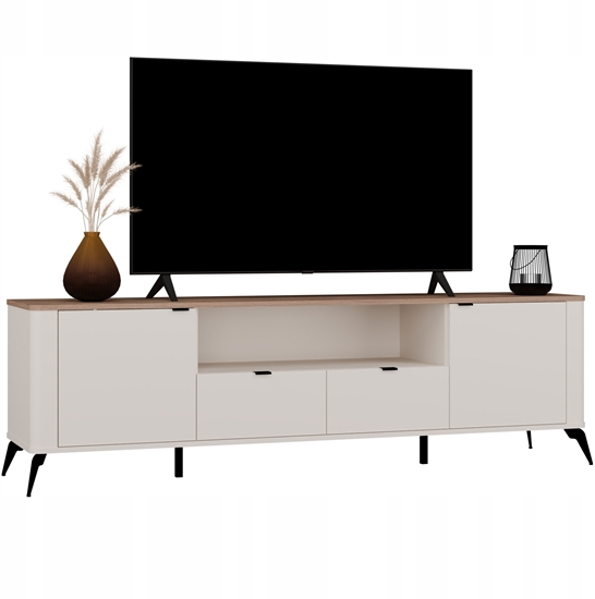Picture of Topeshop Szafka RTV CORDOBA 2S2S Kaszmir Be Db Castello Szafka Pod TV 2 Szuflady