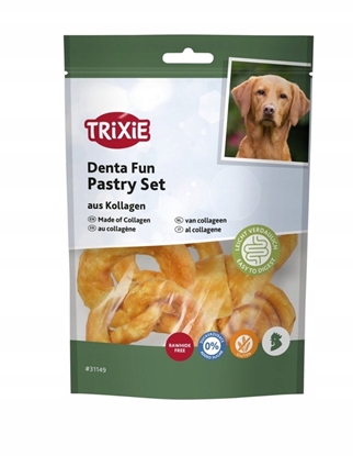 Attēls no Trixie Denta Fun zestaw ciastek, przysmak, dla psa, kolagen, 100 g