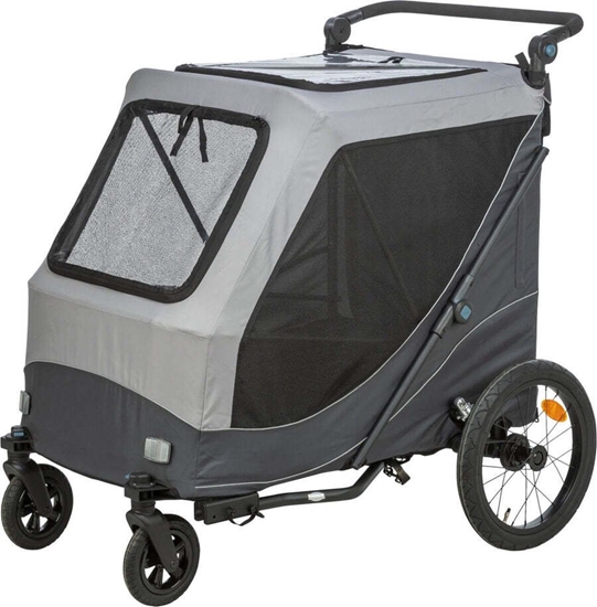 Picture of Trixie Dla psa skadana quick-fold XL: 87,5 × 97 × 93/150 cm szara