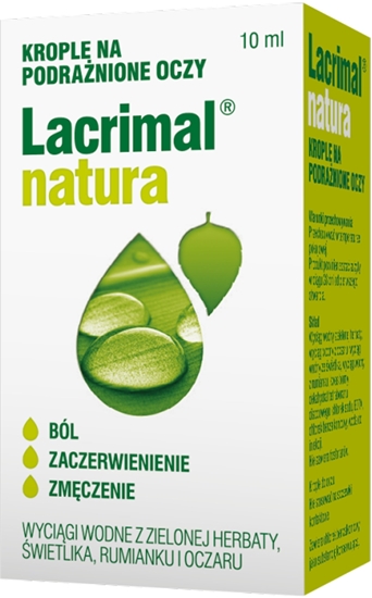 Изображение Tzmo Lacrimal Natura* Krople na podranione oczy 10ml
