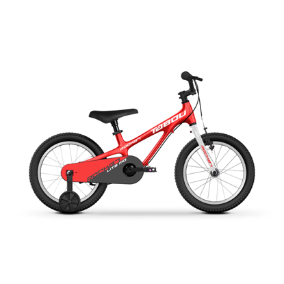 Attēls no Ultraviegls bērnu velosipēds TABOU Rocket Lite MG, 16" sarkanbalts